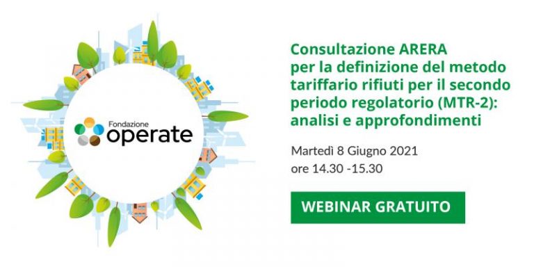 Webinar Consultazione ARERA Per La Definizione Del Metodo Tariffario ...